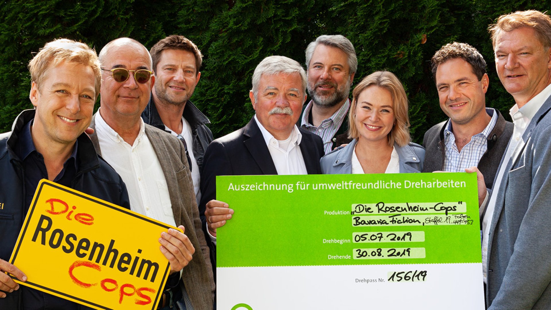 „Grüner Drehpass“ für „Die Rosenheim-Cops“