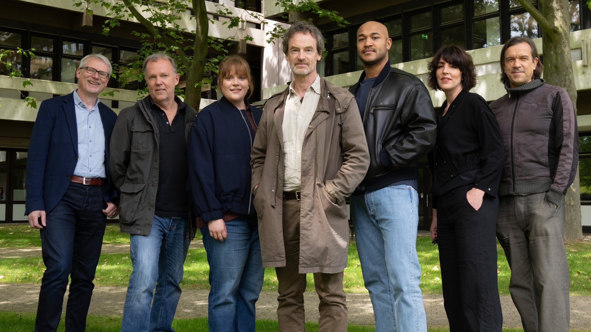 Reunion with Commissioner Kossik at the "Tatort" shoot