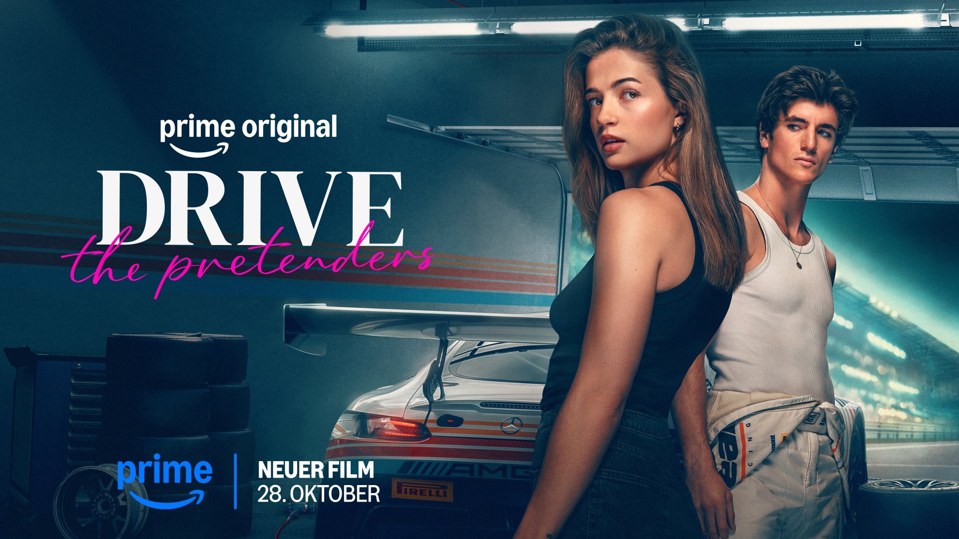 PrimeVideo veröffentlicht Trailer und Key Art zu Drive – The Pretenders 