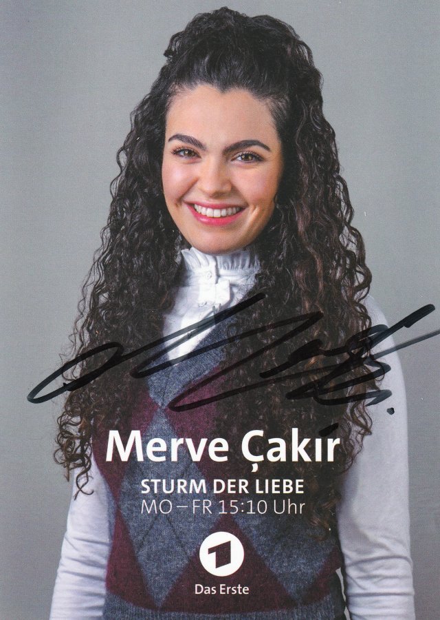 Sturm der Liebe Autogrammkarte 2