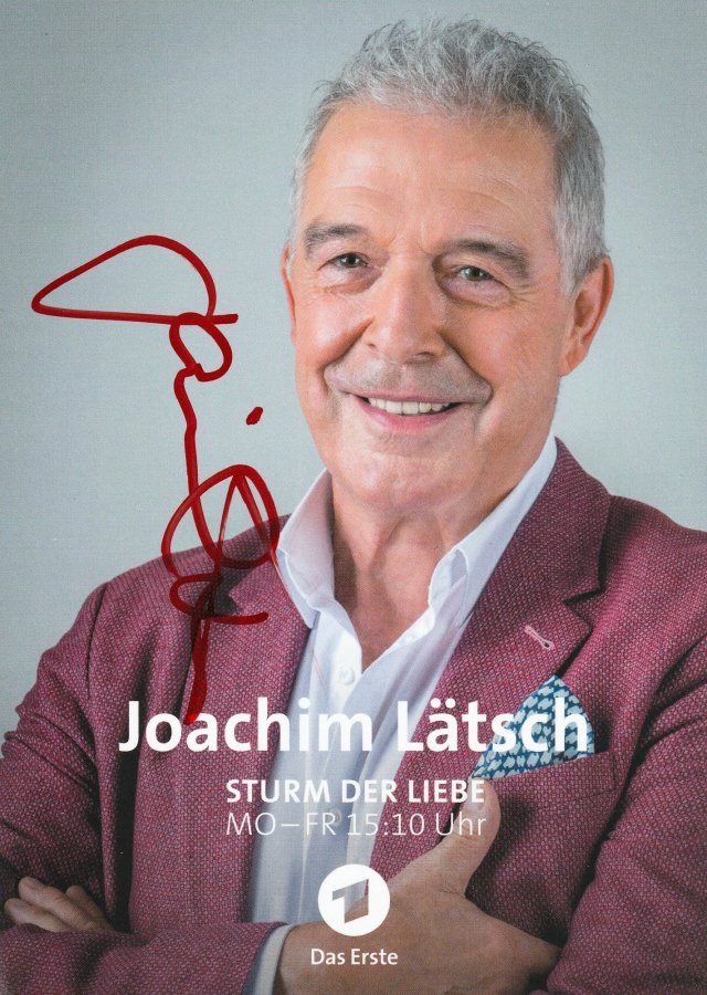 Sturm der Liebe Autogrammkarte 1