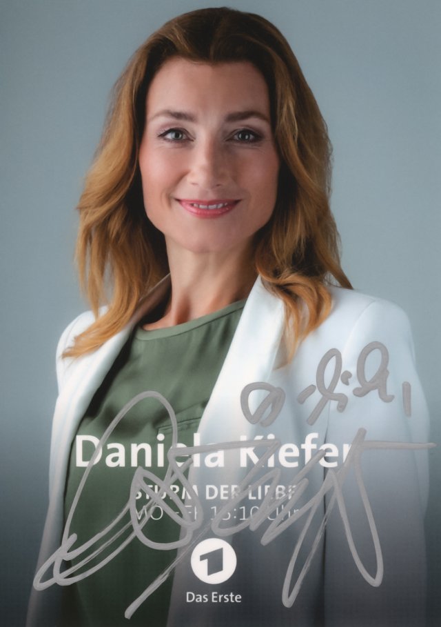 Autogrammkarte Daniela Kiefer