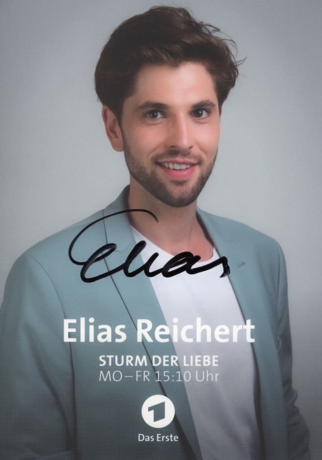 Autogrammkarte Elias Reichert